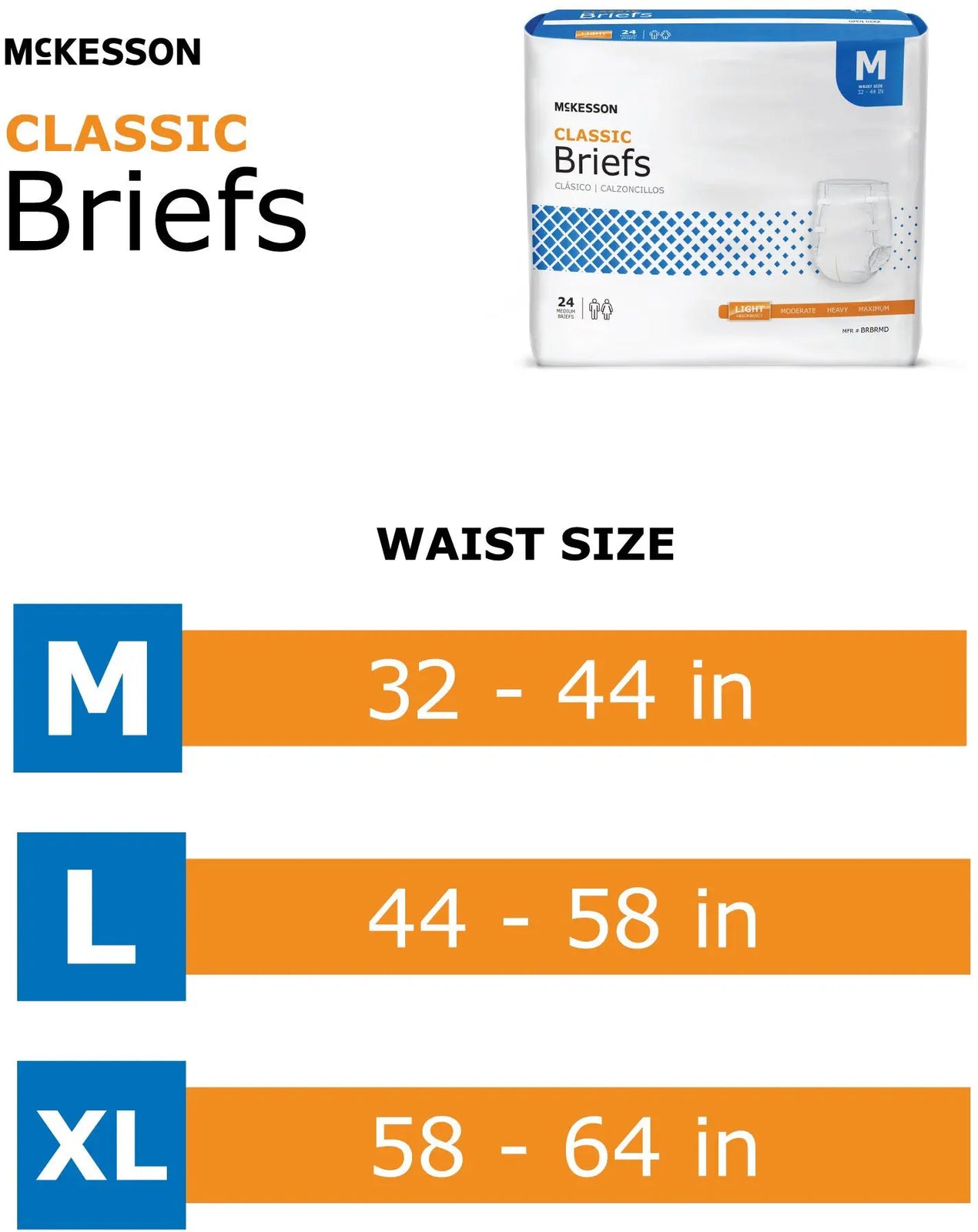Mckesson Classic Briefs