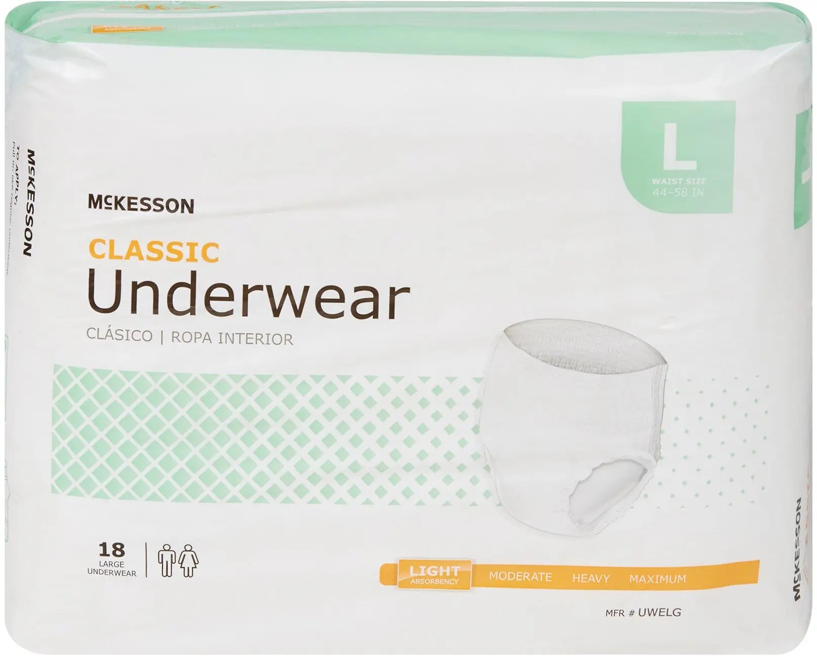 Mckesson Classic Underwear