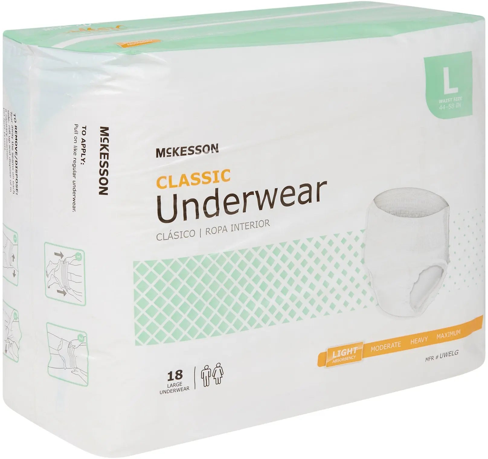 Mckesson Classic Underwear