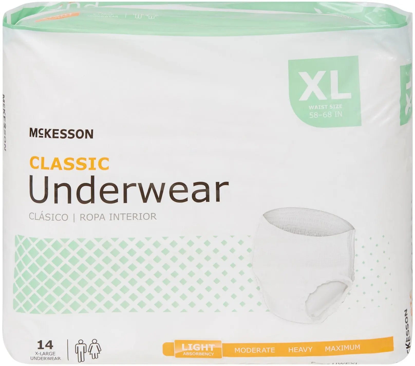 Mckesson Classic Underwear