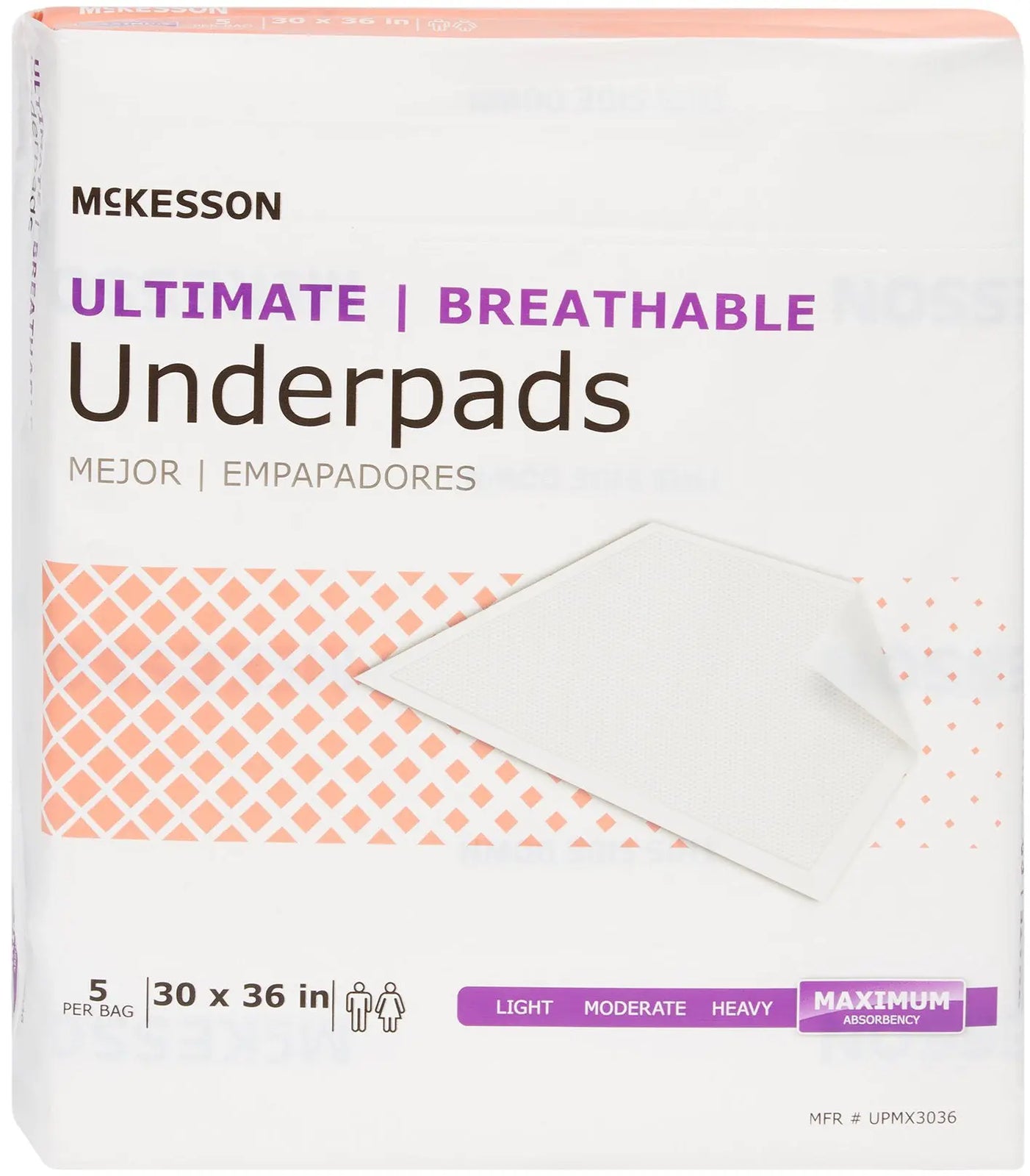 Mckesson Ultimate Breathable Underpads