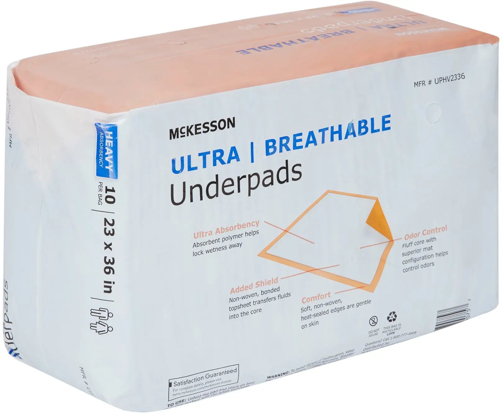 Mckesson Ultra Breathable Underpads