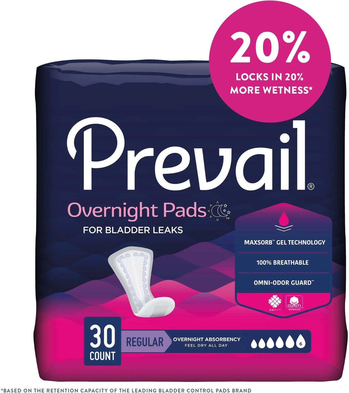 Prevail Overnight Pads