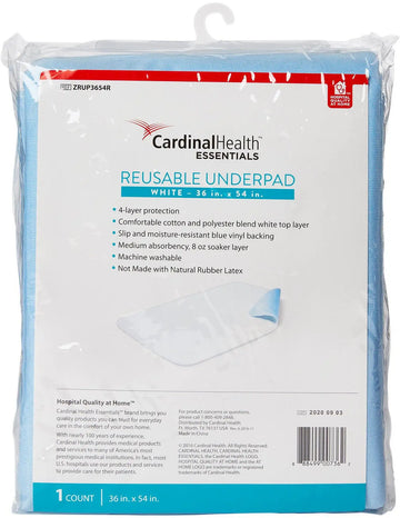 Cardinal Health Essentials Reusable Underpad