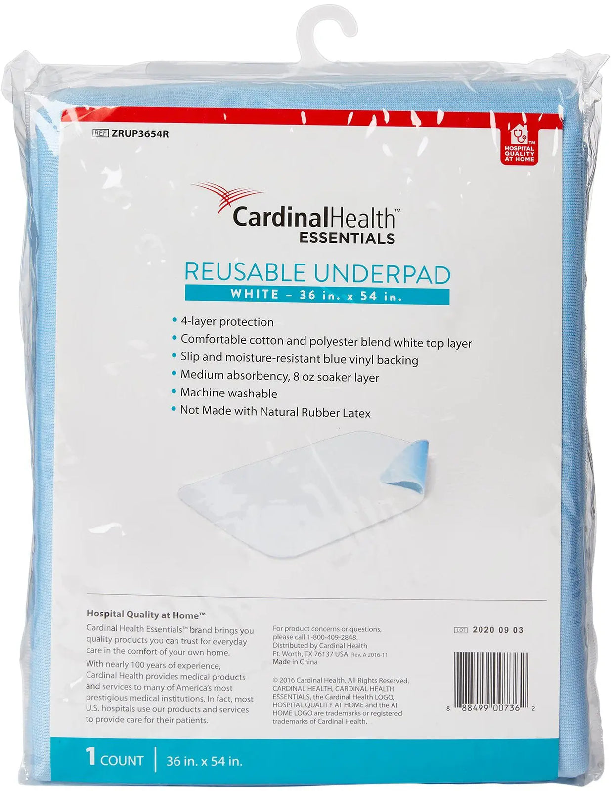 Cardinal Health Washable Bed Pads