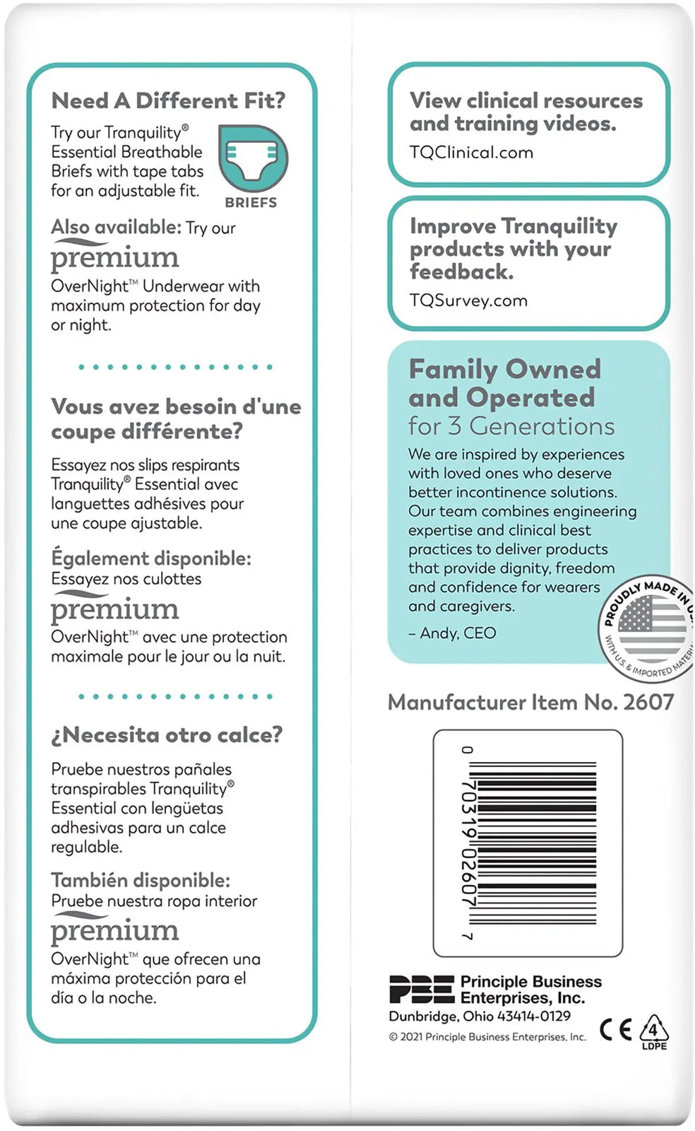 Select Disposable Underwear