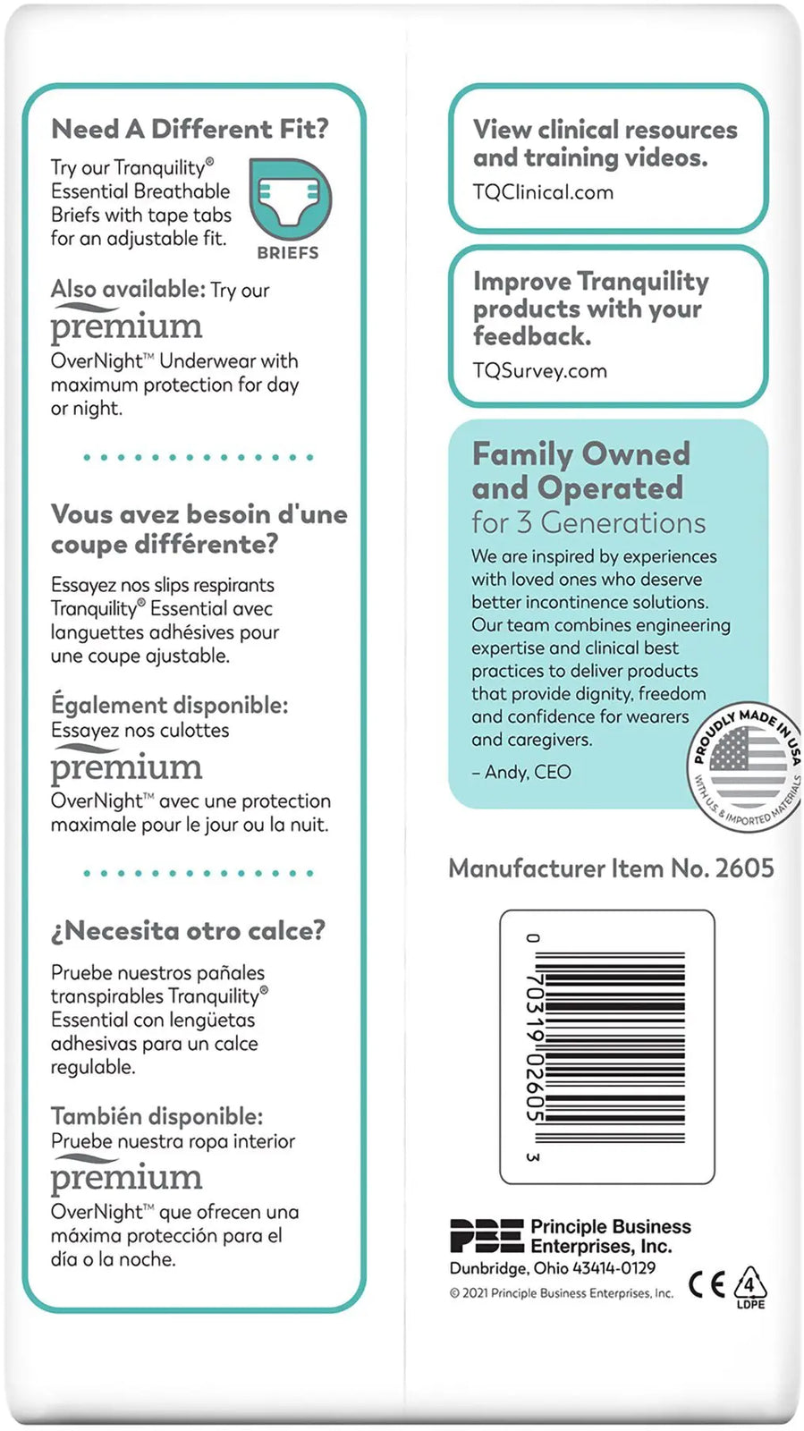 Select Disposable Underwear