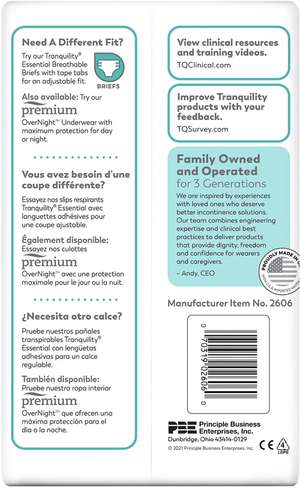 Select Disposable Underwear