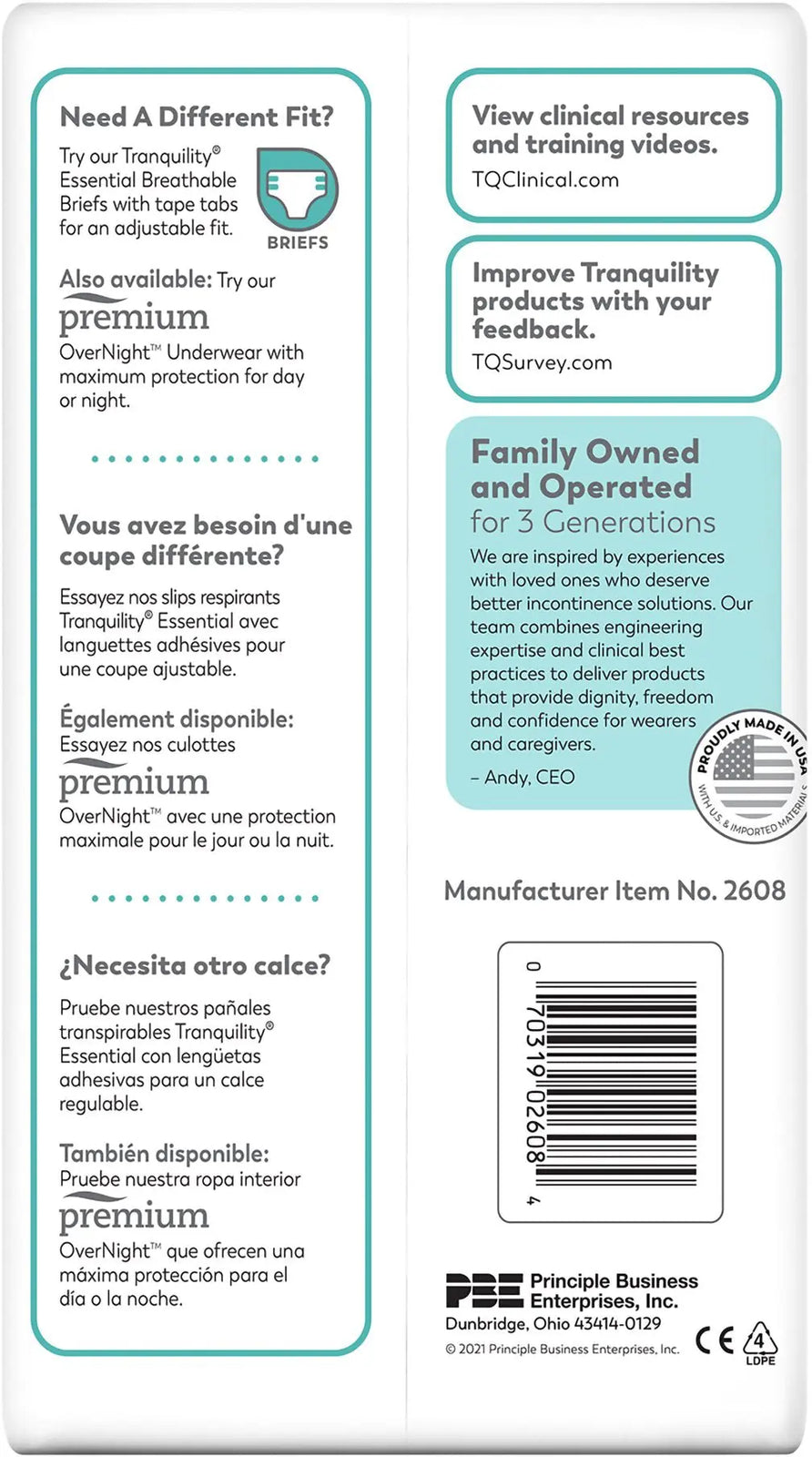 Select Disposable Underwear