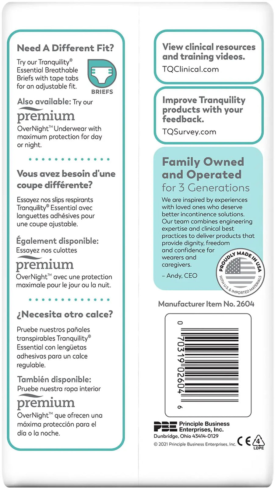 Select Disposable Underwear