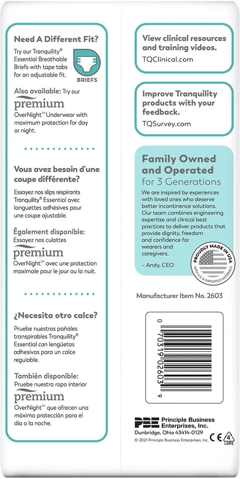 Select Disposable Underwear