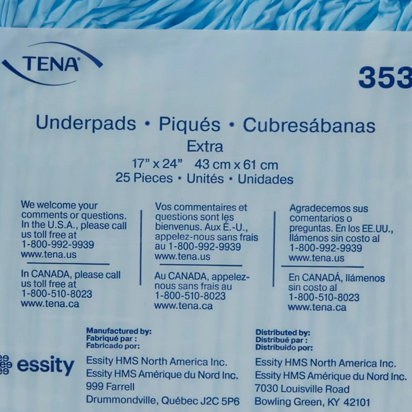 TENA Extra Underpad