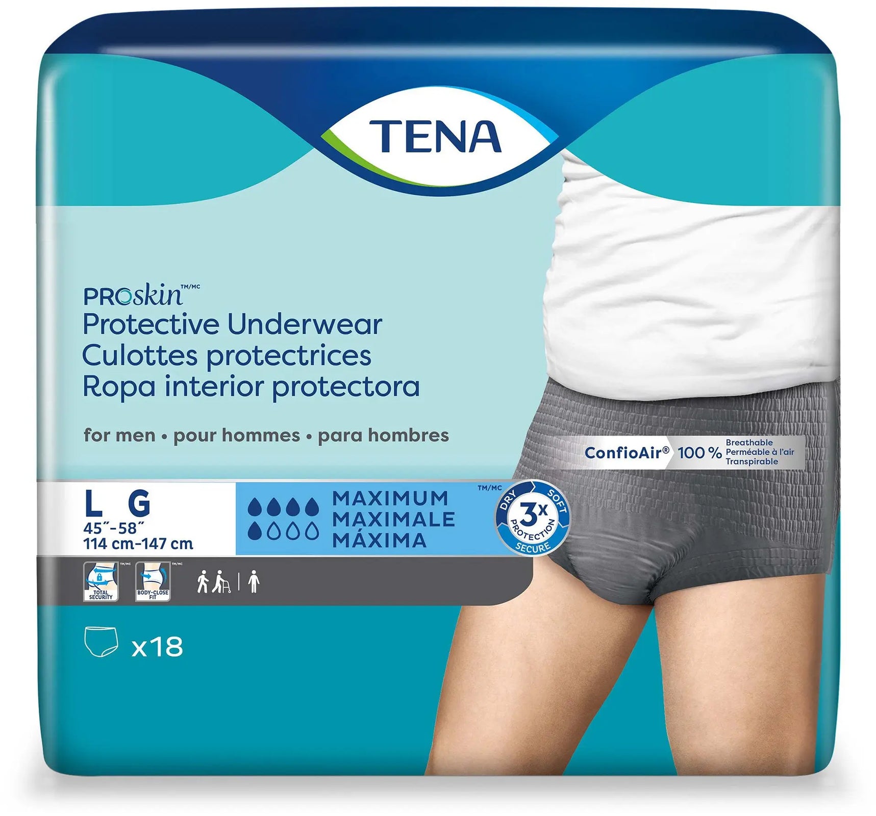 TENA PROskin Men Protective Underwear