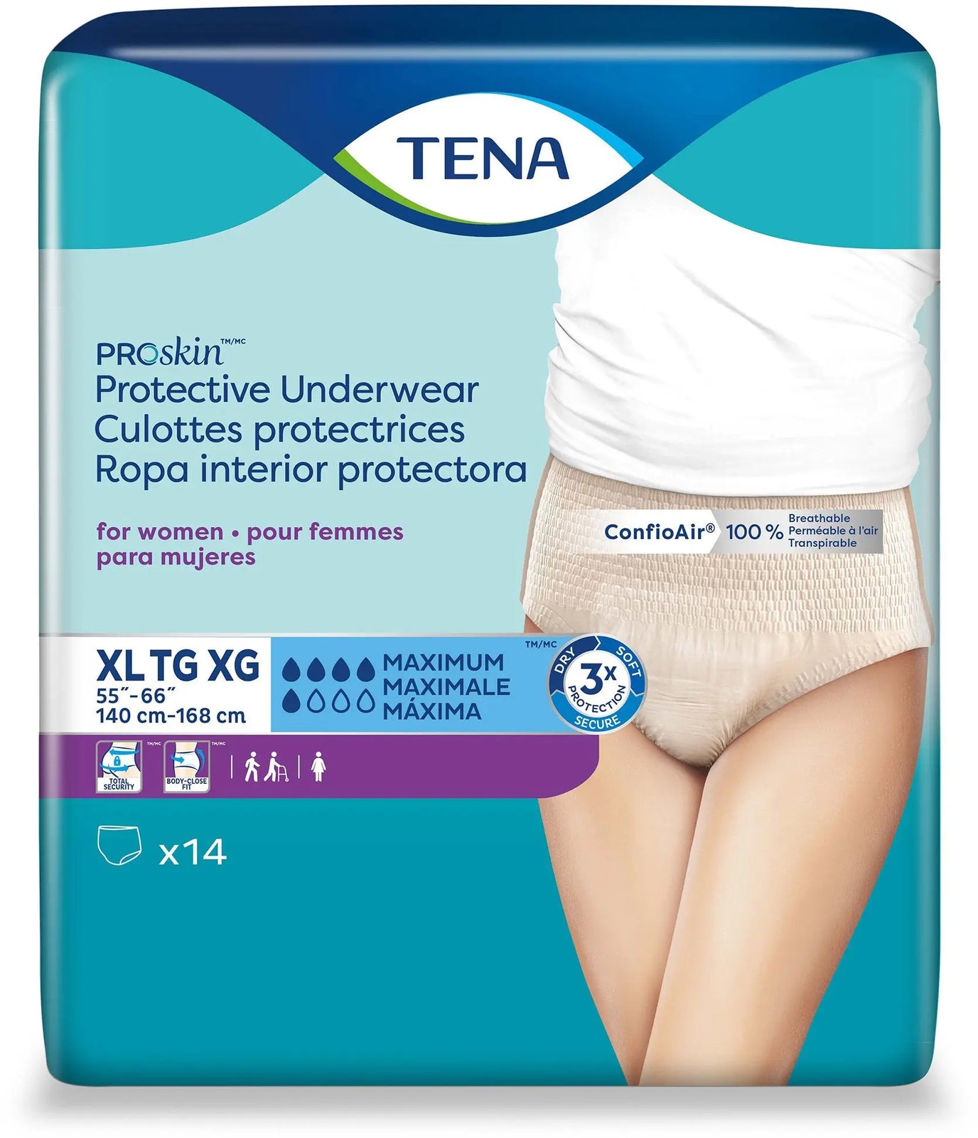 TENA PROskin Women Protective Underwear