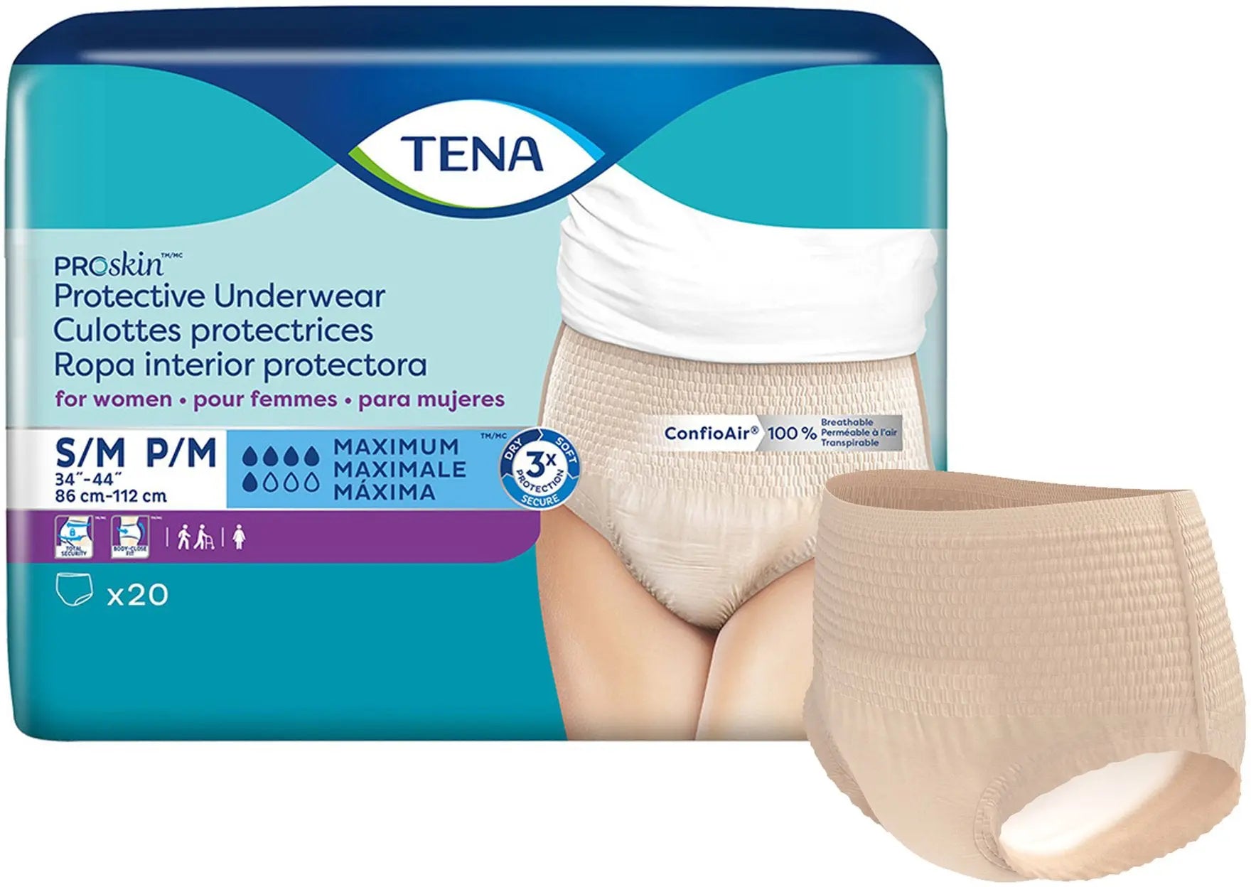 TENA PROskin Women Protective Underwear
