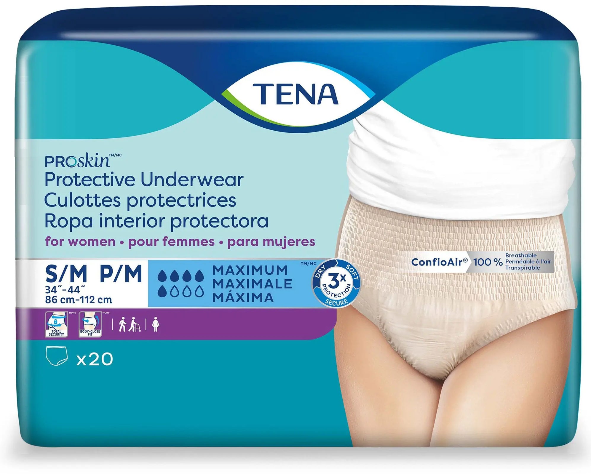 TENA PROskin Women Protective Underwear