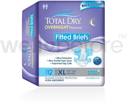 TotalDry Overnight Fitted Briefs