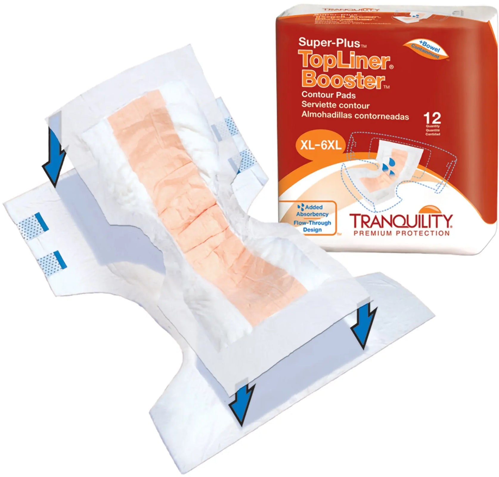 Tranquility TopLiner Booster Contour Pads