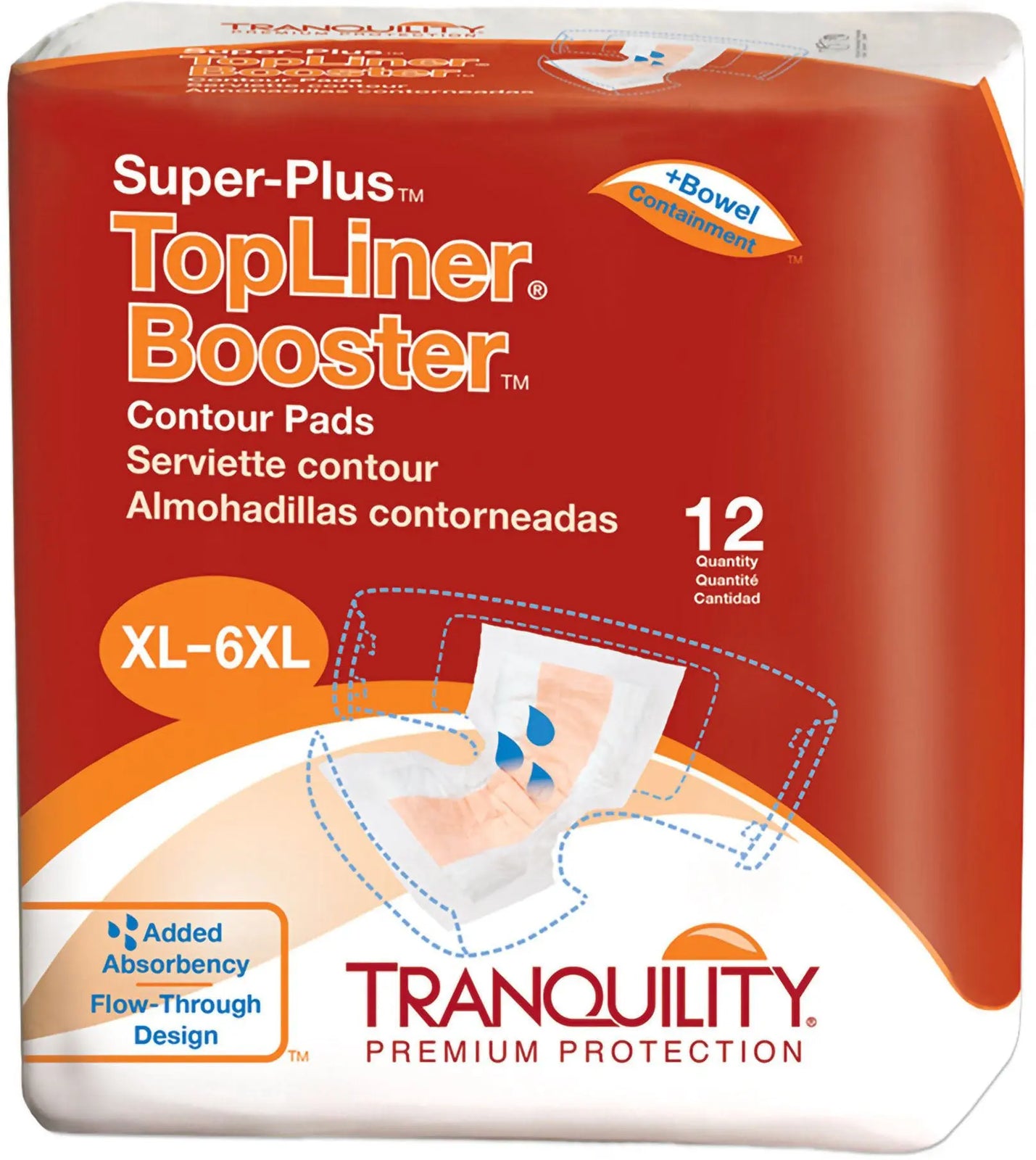 Tranquility TopLiner Booster Contour Pads
