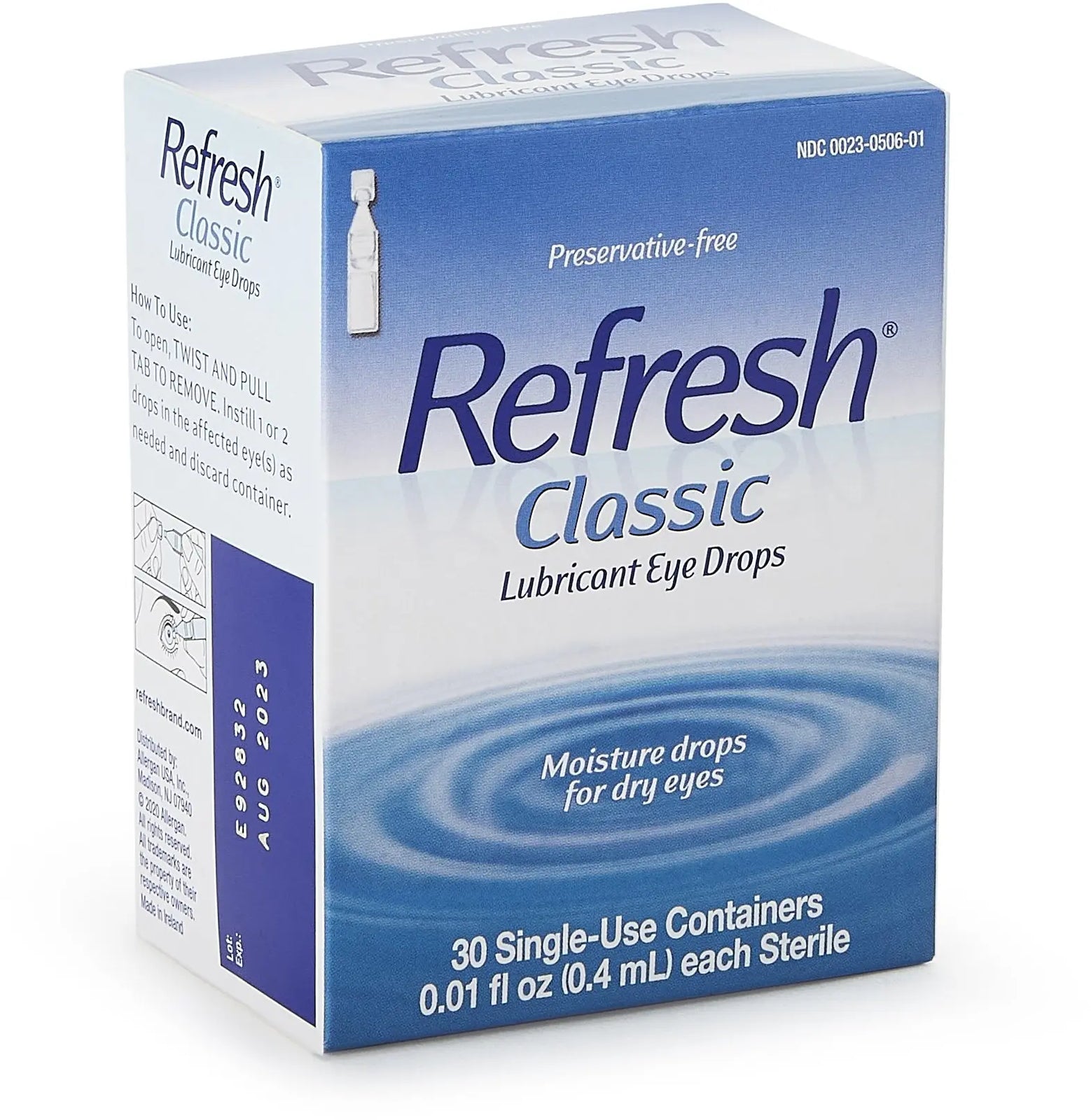 Allergan Pharmaceutical Refresh Classic Lubricant Eye Drops
