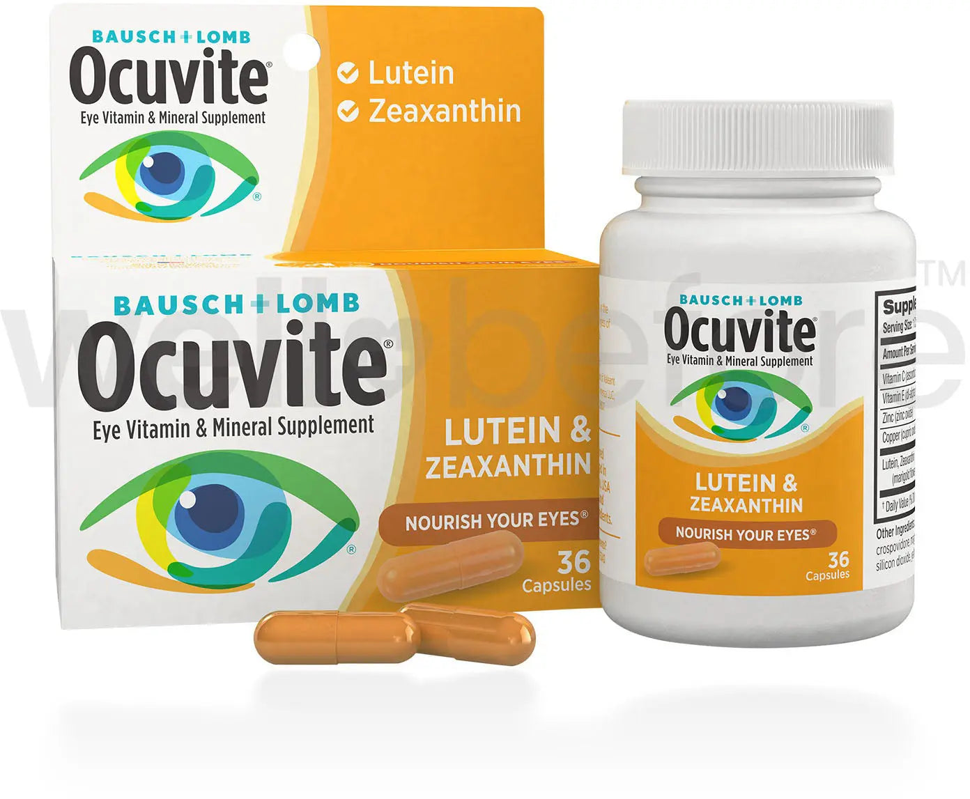 Bausch & Lomb Ocuvite Areds Eye Vitamin Supplement