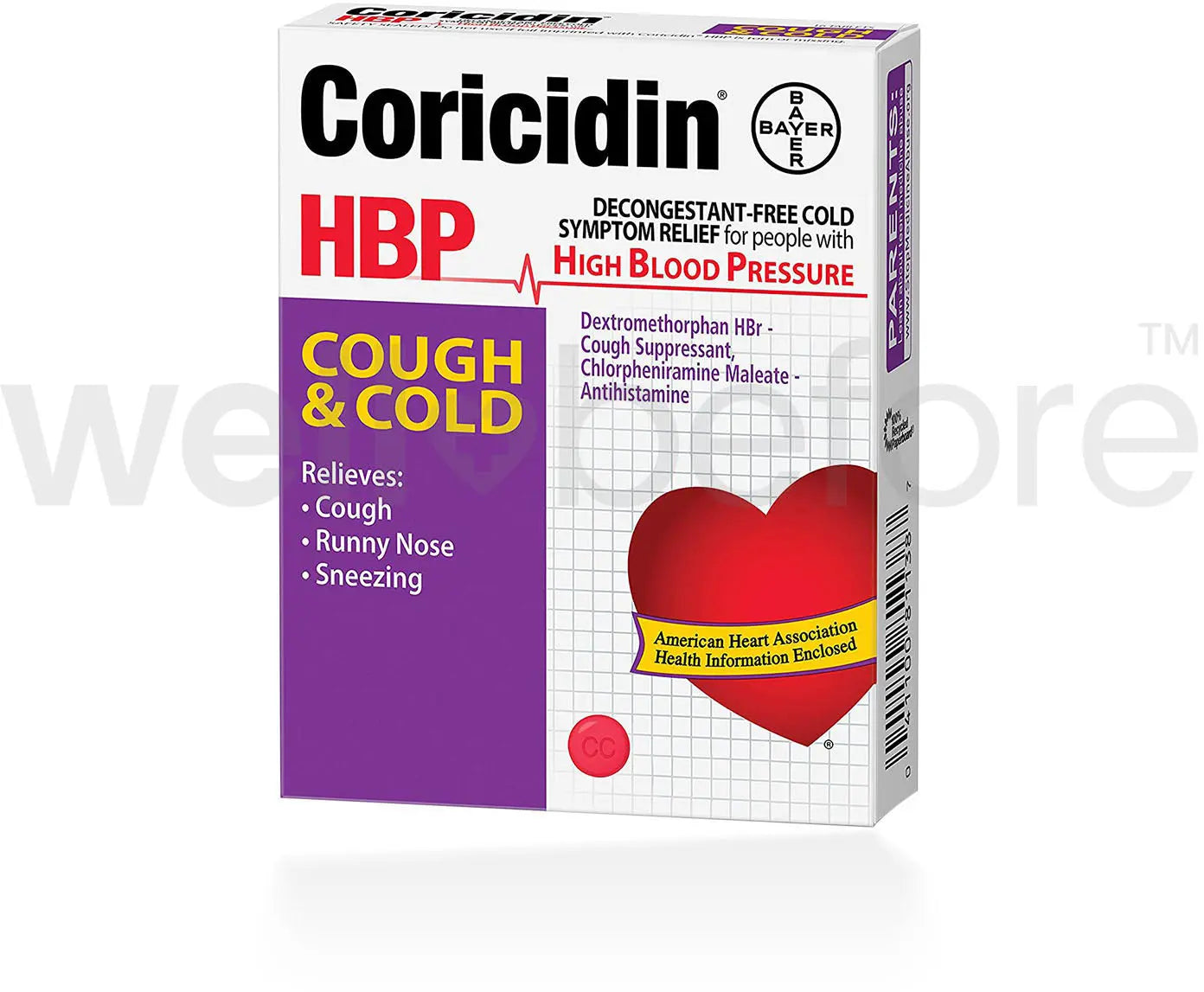 Bayer Coricidin HBP Cough & Cold Relief