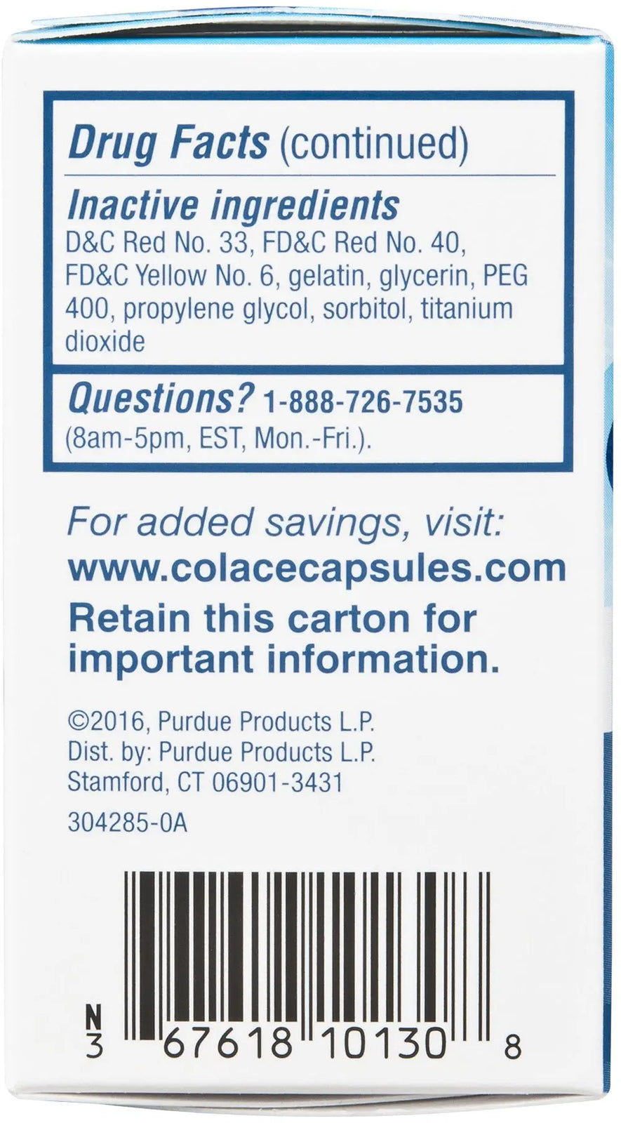 Colace Regular Strength Stool Softener