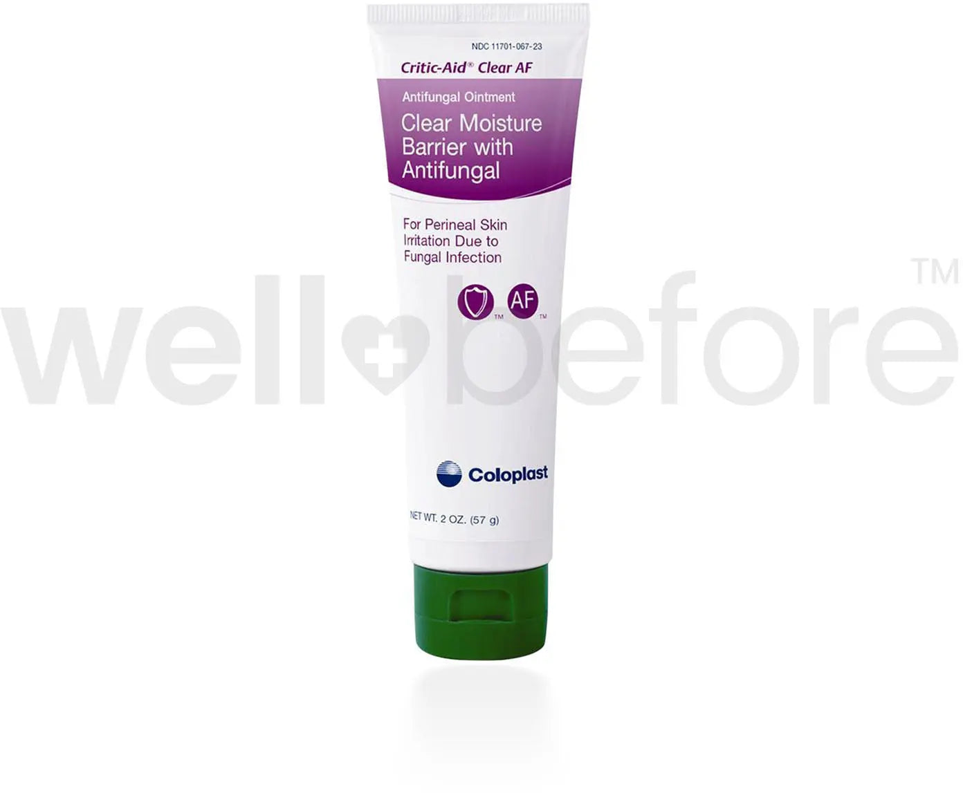 Coloplast Citric-Aid Clear AF Clear Moisture Barrier with Antifungal Ointment