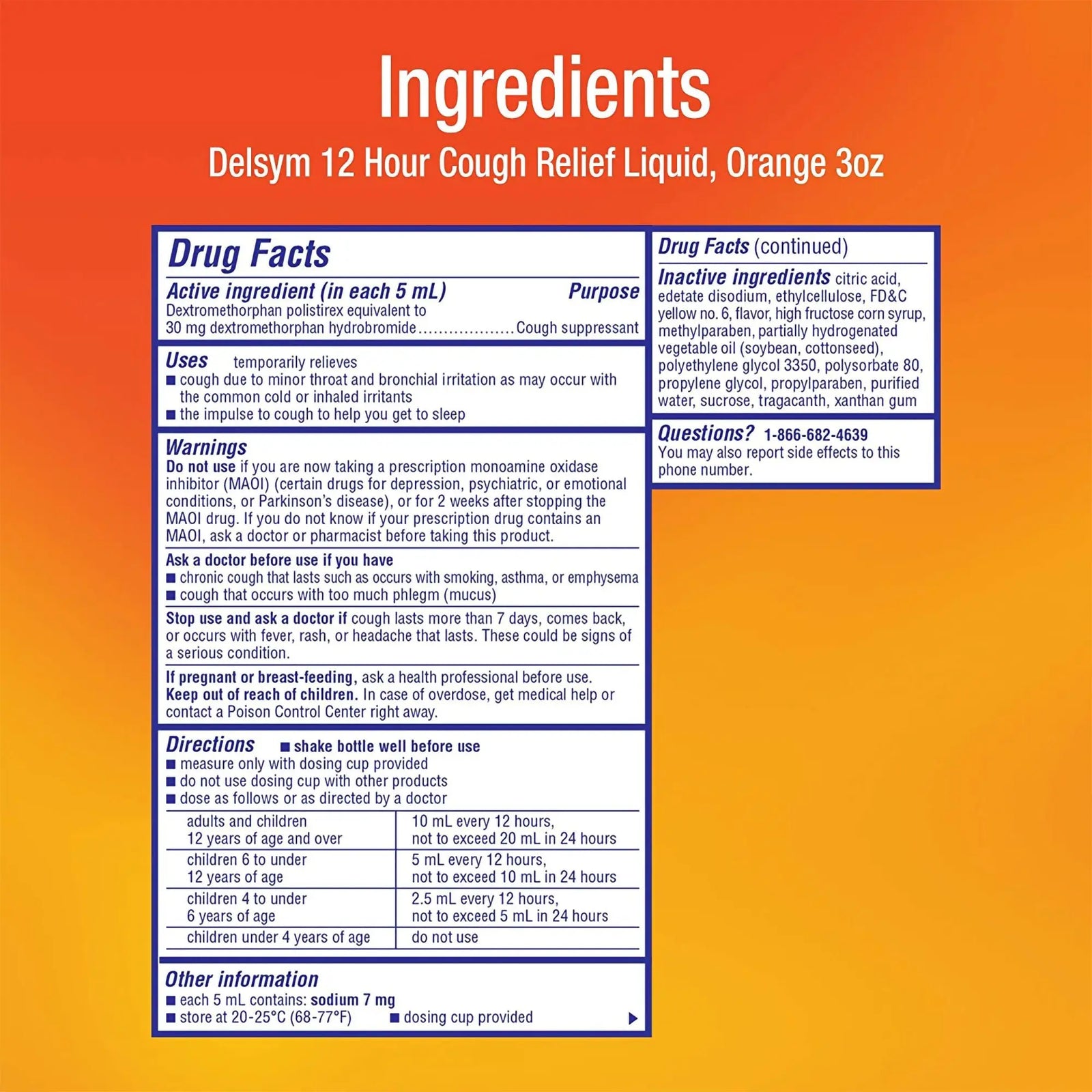 Delsym 12-Hour Cough Suppressant