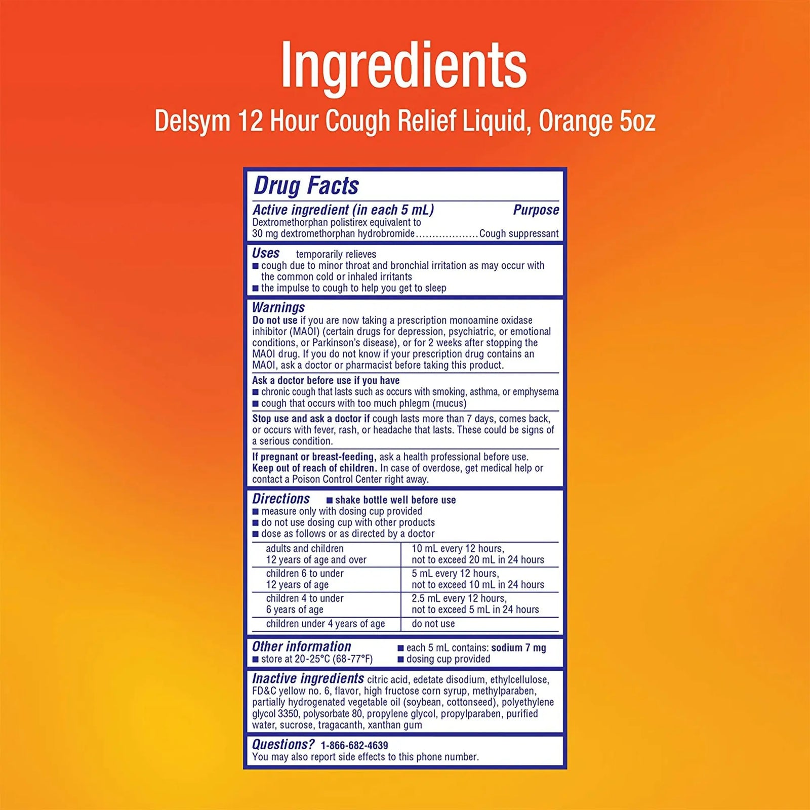 Delsym 12-Hour Cough Suppressant
