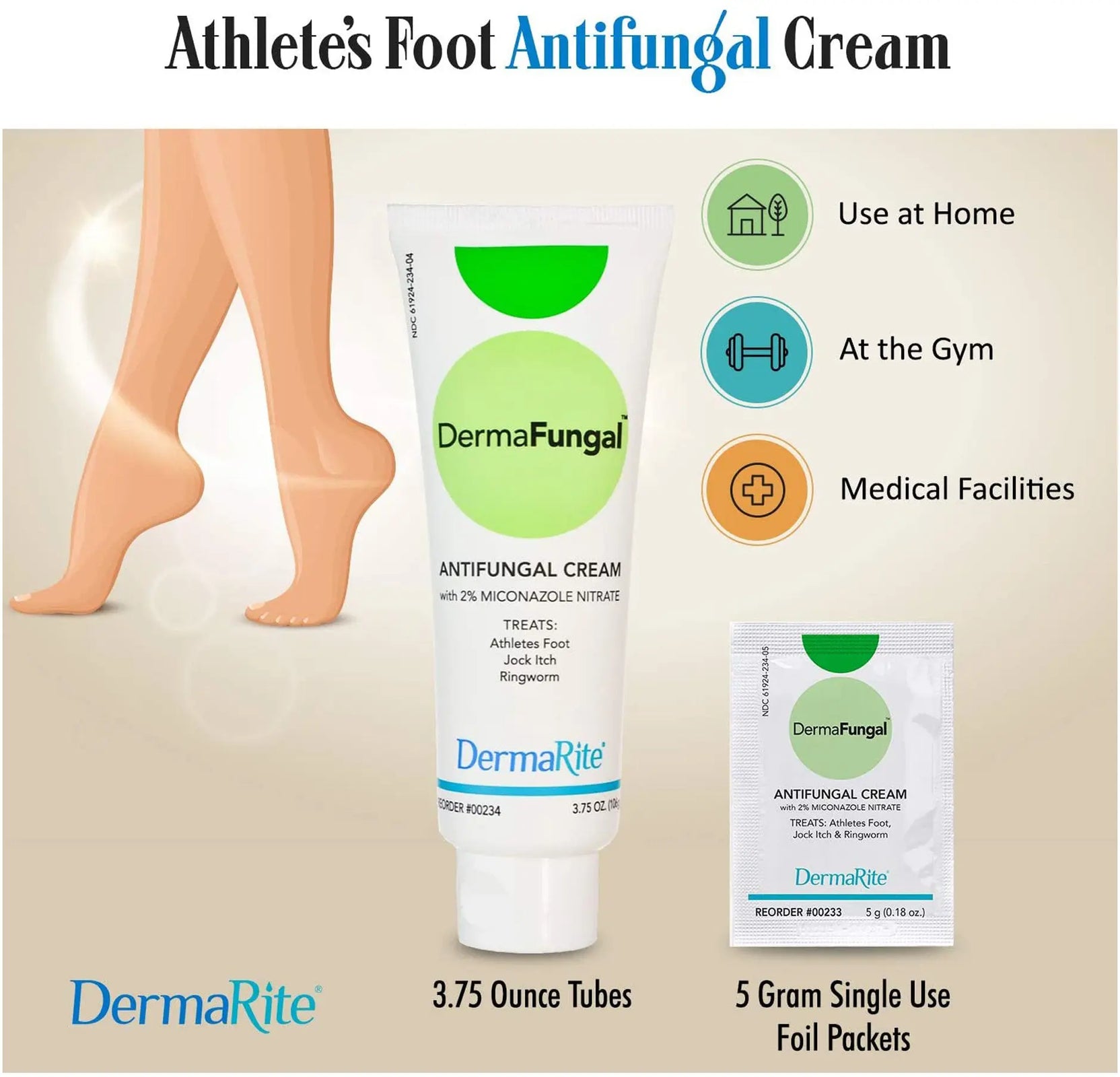 DermaRite DermaFungal Antifungal Cream