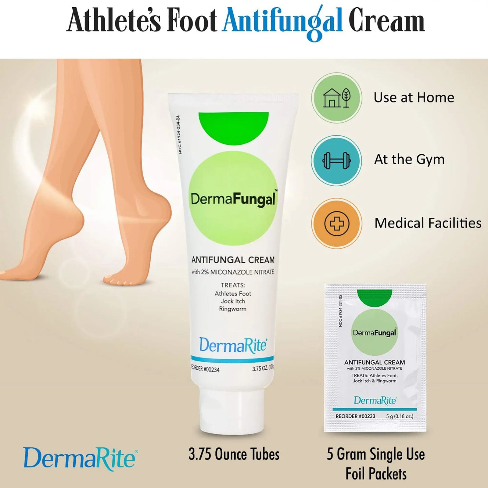 DermaRite DermaFungal Antifungal Cream