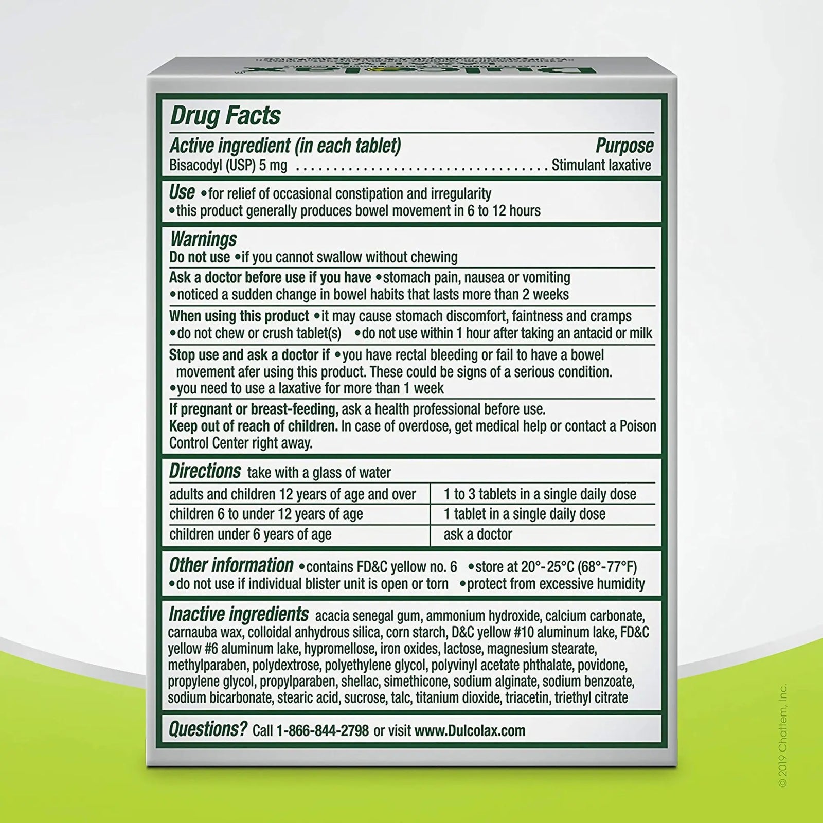 Dulcolax Laxative Overnight Relief