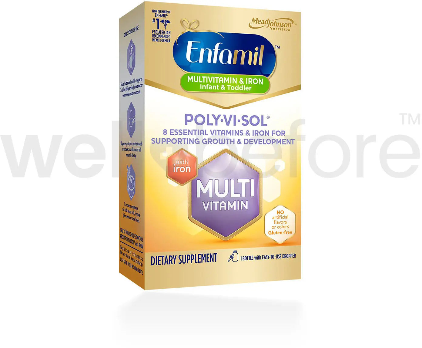 Enfamil Poly-Vi-Sol Multivitamin & Iron Infant & Toddler Supplement