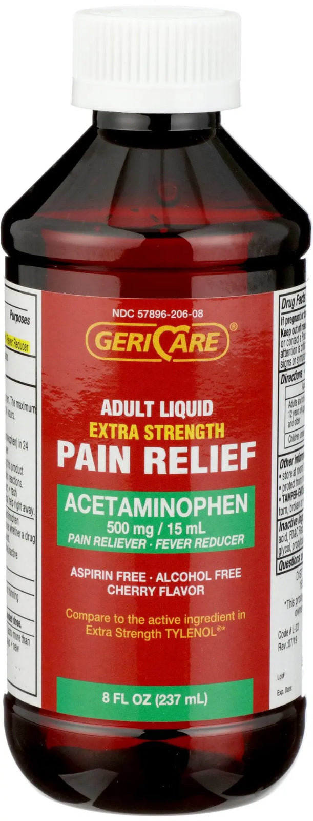 Geri-Care Adult Liquid Extra Srength Pain Relief Acetaminophen