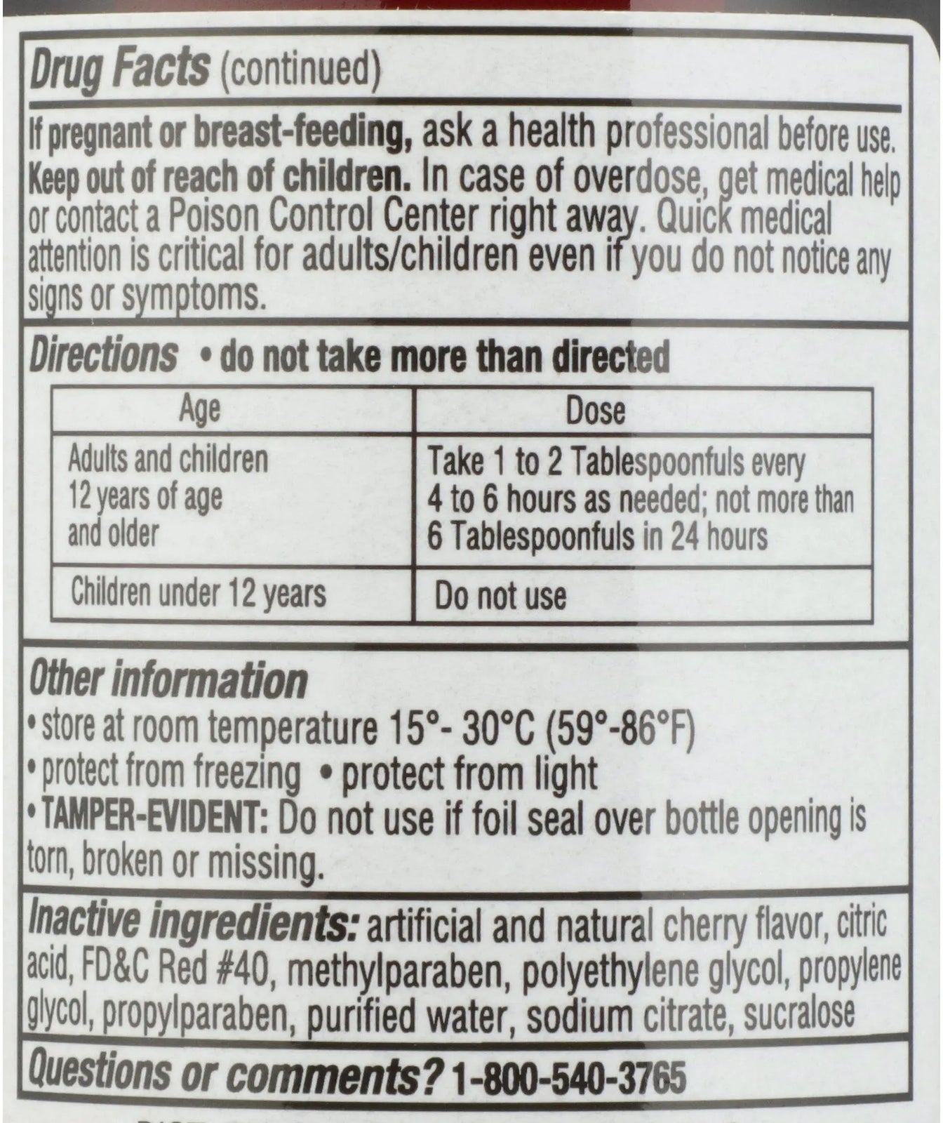 Geri-Care Adult Liquid Extra Srength Pain Relief Acetaminophen