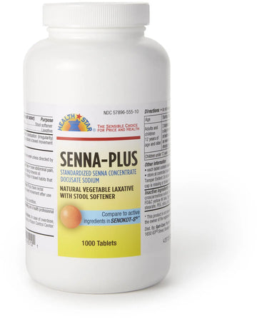 Geri-Care Gentle Senna Plus Natural Vegetable Laxative with Stool Softener