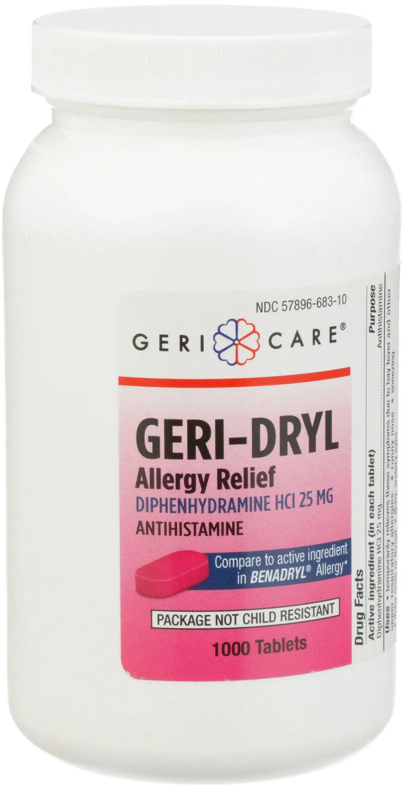 Geri-Care Geri-Drill Allergy Relief Antihistamine