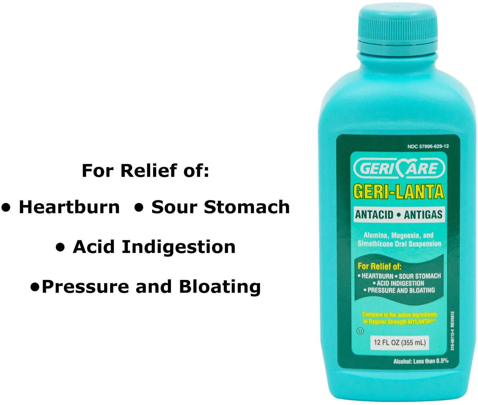Geri-Care Maximum Strength Gera-Lanta Antacid - Antigas