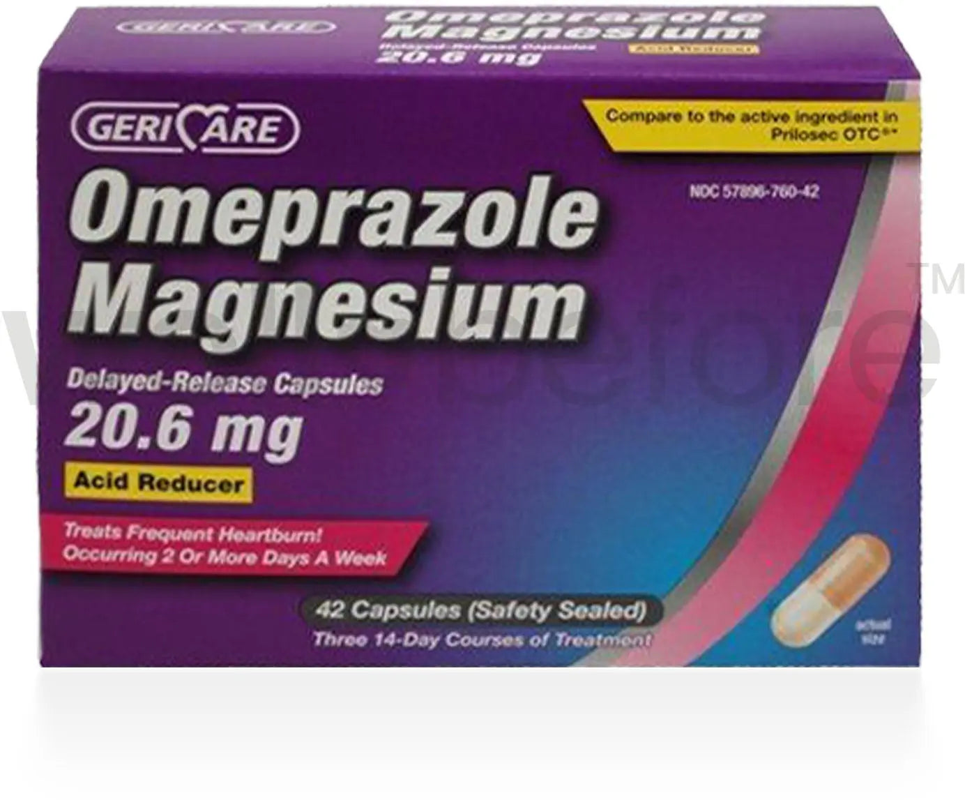 Geri-Care Omeprazole Magnesium Delayed-Release Capsules Acid Reducer