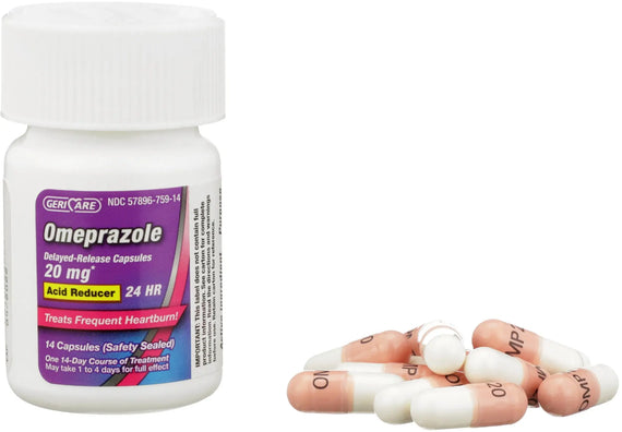 Geri-Care Omeprazole Magnesium Delayed-Release Capsules Acid Reducer