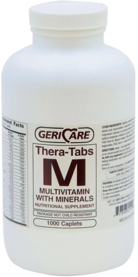 Geri-Care Thera-Tabs M Multi-Vitamin with Minerals Nutritional Supplement