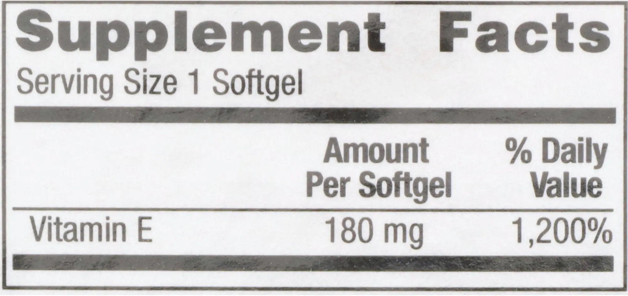 Geri-Care Vitamin E Dietary Supplement