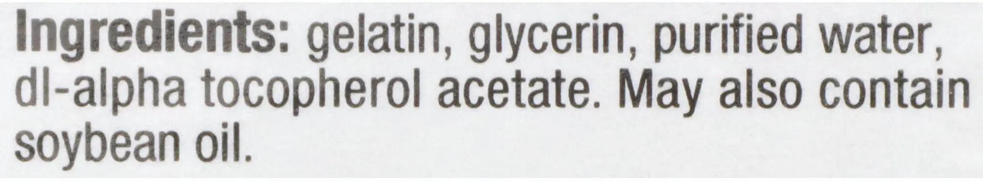 Geri-Care Vitamin E Dietary Supplement