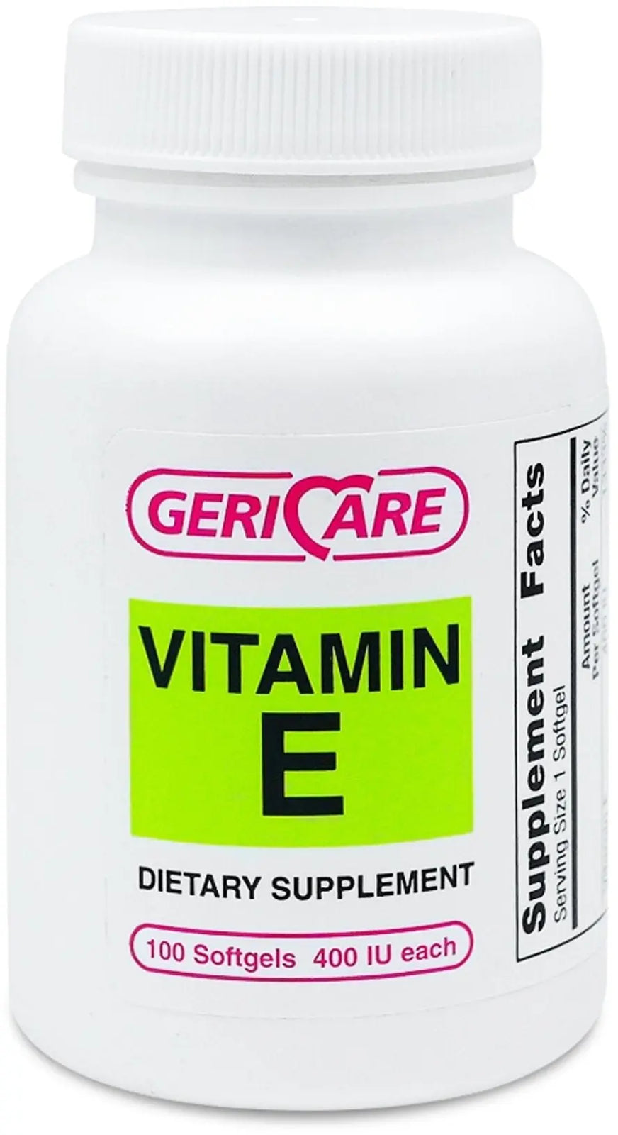 Geri-Care Vitamin E Dietary Supplement