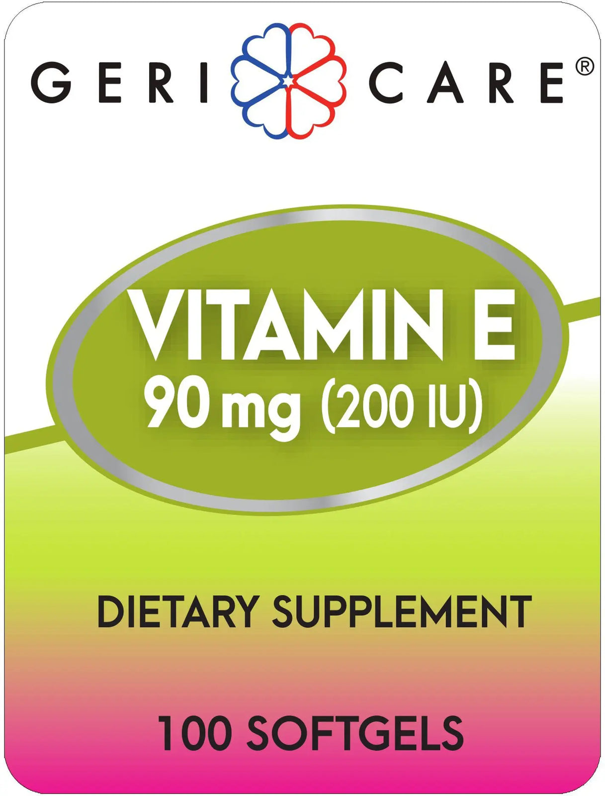 Geri-Care Vitamin E Dietary Supplement