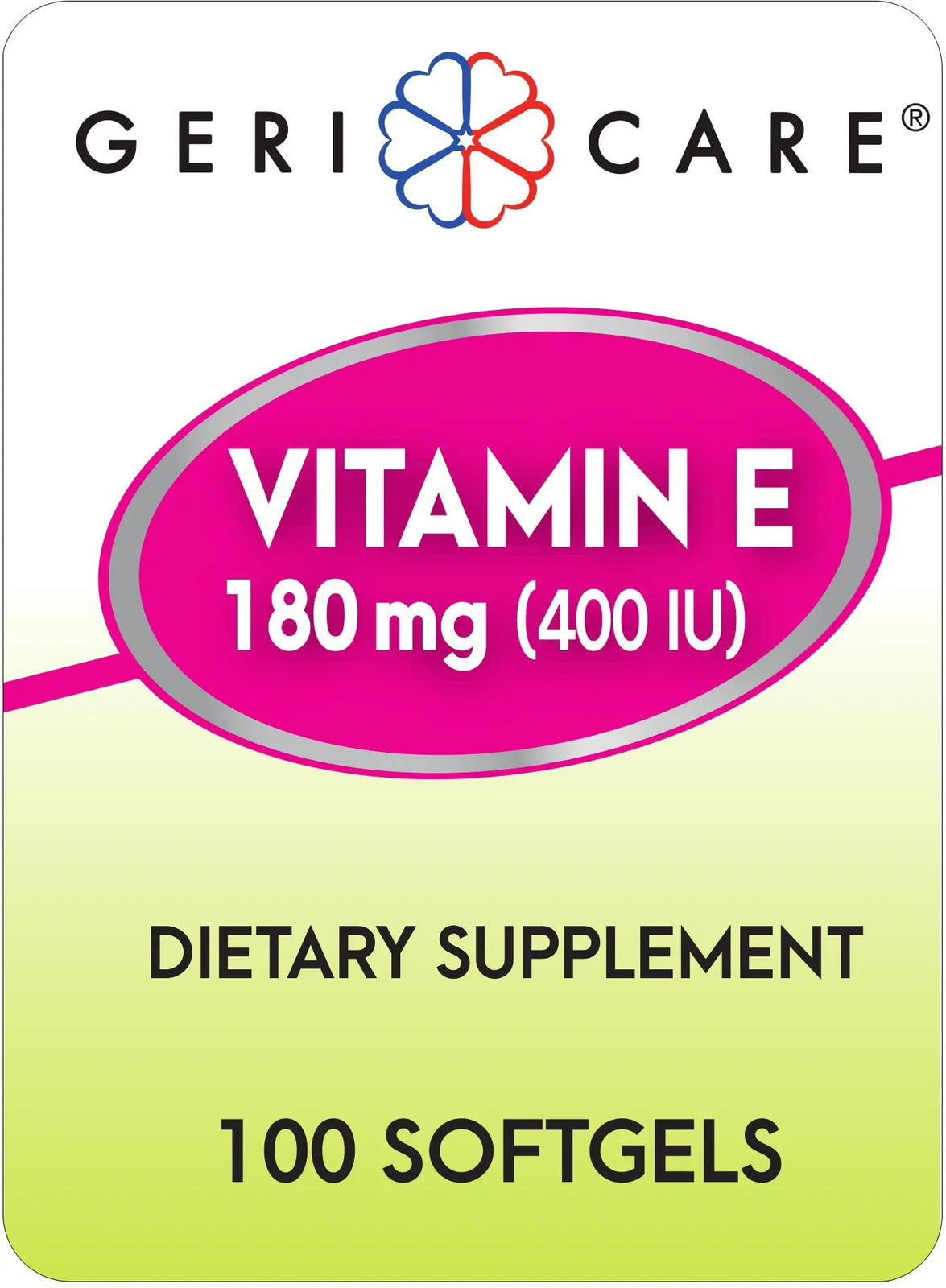 Geri-Care Vitamin E Dietary Supplement