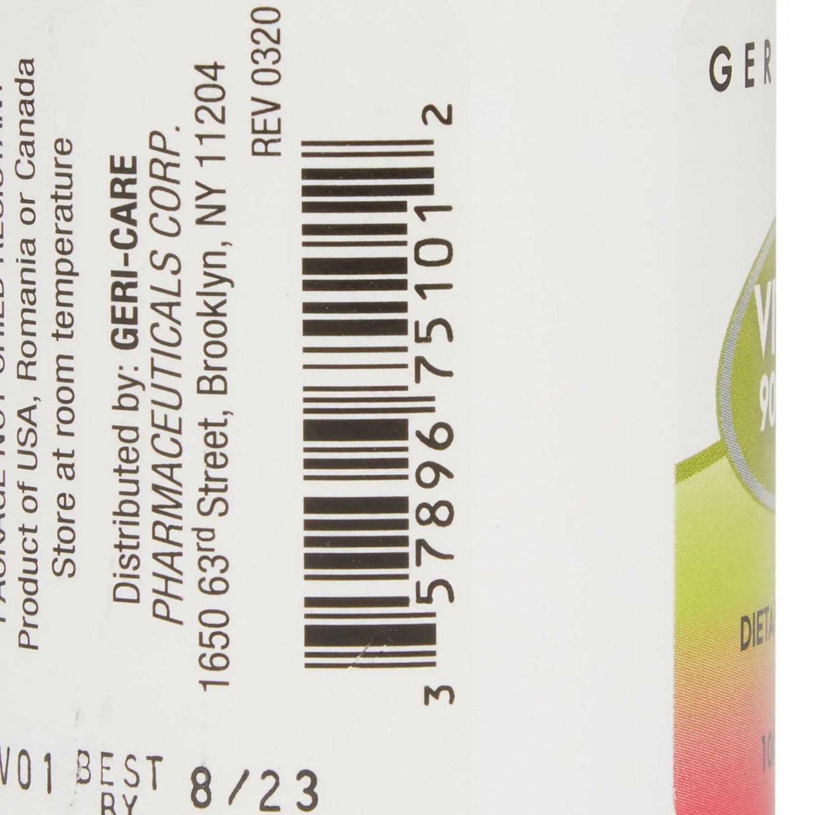 Geri-Care Vitamin E Dietary Supplement