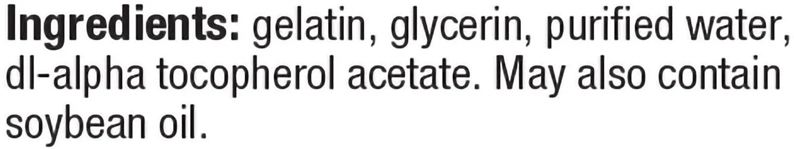 Geri-Care Vitamin E Dietary Supplement