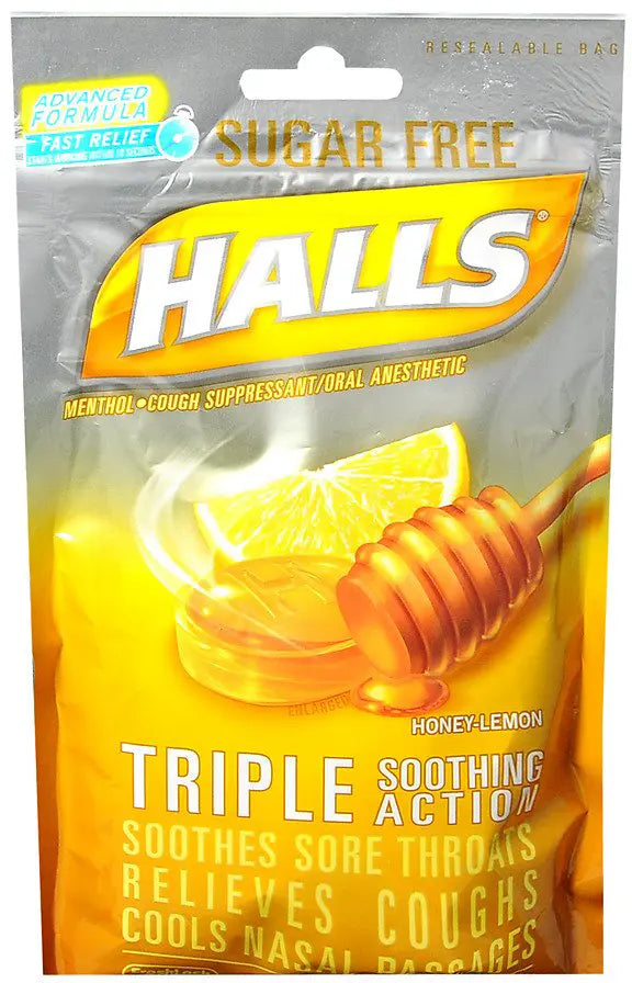 HALLS Triple Soothing Action
